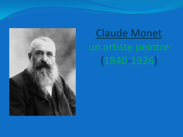 Claude Monet et l`impressionnisme