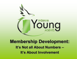 Indiana YAC 12 Membership Development