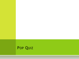 Pop Quiz #2 - CPALMS.org