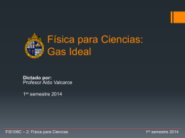 Clase 21: Gases Ideales