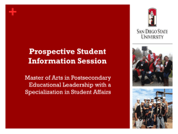to view the information session PowerPoint