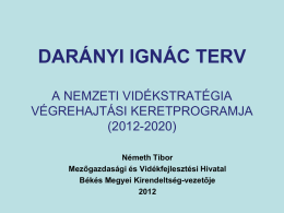 Németh Tibor-Darányi Ignác terv