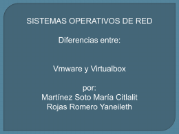 Diferencias VirtualBox y VMware