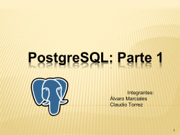 PostgreSQL: Parte 1 - ABD-UCV