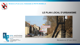Plan Local d`Urbanisme - Site de la Mairie de Petite