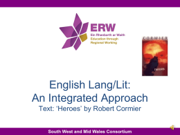 English Lang/Lit: An Integrated Approach
