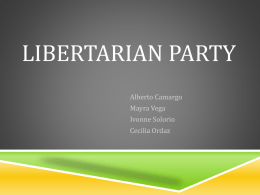 Libertarian Party Powerpoint