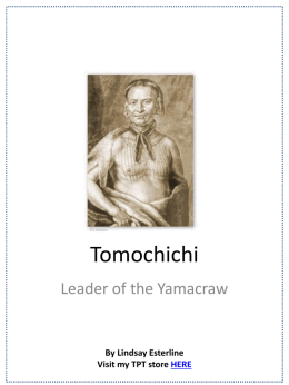 Tomochichi Interactive Power Point