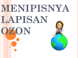 JURNAL MENIPISNYA LAPISAN OZON (pengkomp)