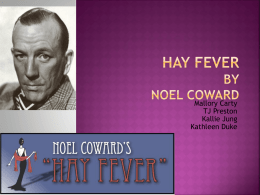 Hay Fever by Noel Coward