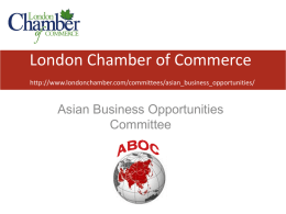 About ABOC - London Chamber of Commerce