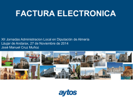 factura electronica - Diputación Provincial de Almería