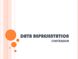 Class XI Data Representation PPT