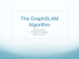 The GraphSLAM Algorithm