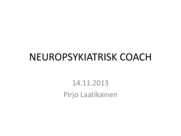 Coaching – Pirjo Laatikainen, neuropsykiatrisk coach