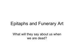 Epitaphs