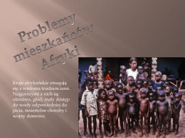 Problemy ludności Afryki