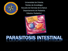Presentación Parasitosis Intestinal