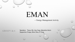 EMAN Energy Management Framework