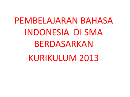 PENDALAMAN MATERI KURIKULUM 2013 (1)