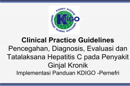 pedoman pelayanan hepatitis c (kdigo)