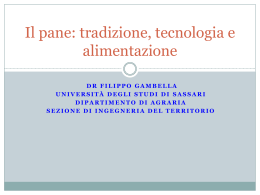 Il pane: tradizione, tecnologia e alimentazione