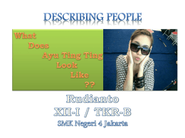 Describing People