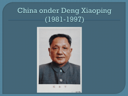 China onder Deng Xiaoping