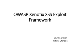 OWASP Xenotix XSS Exploit Framework