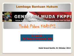 Perkara Tindak Pidana Korupsi