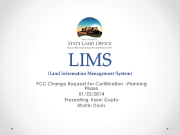 LIMS - New Mexico Department of Information Technology