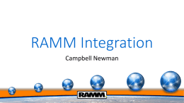 Presentation - RAMM Software Limited