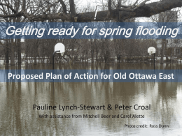 presentation - Ottawa East Community Association