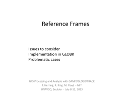 Reference Frames - GeoWeb