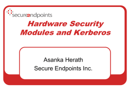 herath-kerberos-hsm - AFS & Kerberos Best Practices Workshop