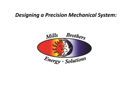 Precision Mechanical Systems - Mills Brothers Heating & Air