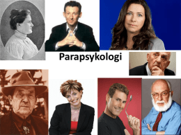 Parapsykologi