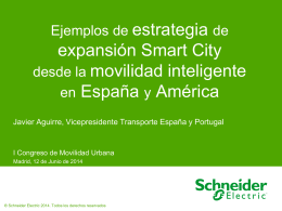 Ejemplos de estrategia de expansión Smart City