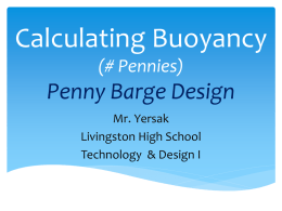 (# Pennies) Penny Barge Design