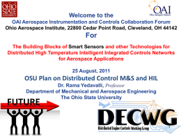 Ohio State University Presentation (Dr. Rama Yedavalli)