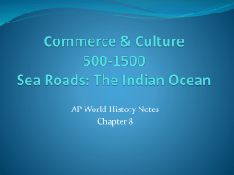 Sea Roads: Indian Ocean Trade
