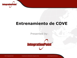 Presentacion COVE
