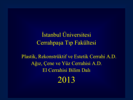 Slide 1 - İstanbul Üniversitesi Hastaneleri