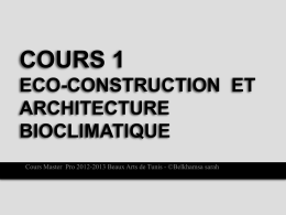 ``L`Architecture bioclimatique`