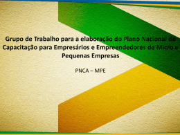 MPE_ Relato_Comitê - Ministério do Desenvolvimento, Indústria e
