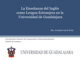Diapositiva 1 - Universidad de Guadalajara