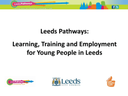 Learning, Training and Employment for Young People in Leeds