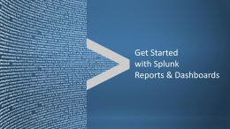 Get Started with Reports & Dashboards PPT