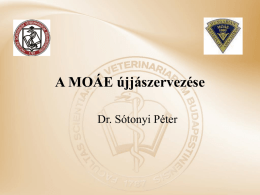 Prof. Dr. Sótonyi Péter MOÁE elnök, dékán: a - Alpha