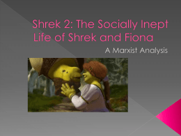Literary Theory and Shrek 2 power point examplar